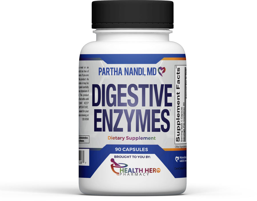 Digestive Enzyme Supplement Bottle