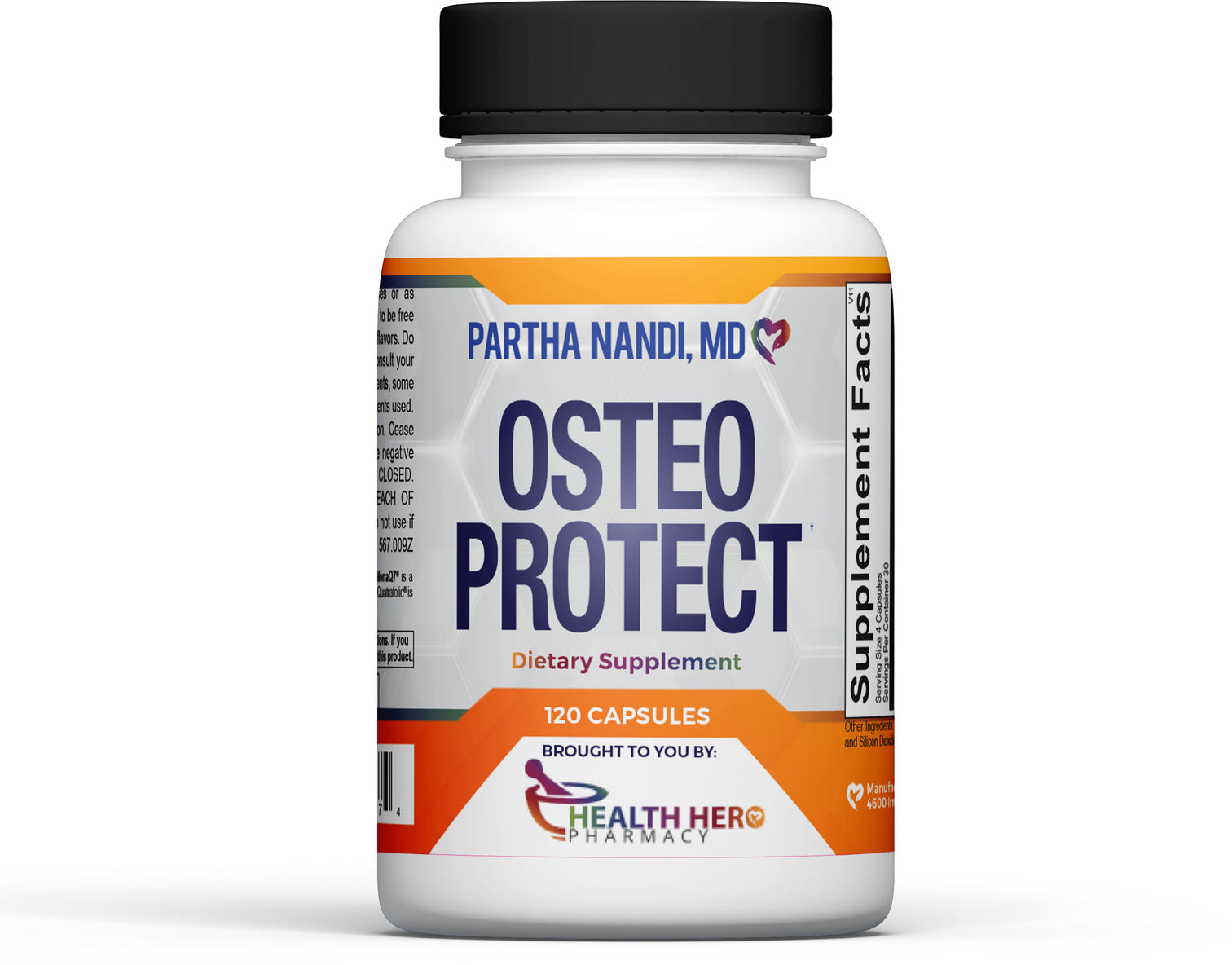 Woman holding OsteoProtect bottle