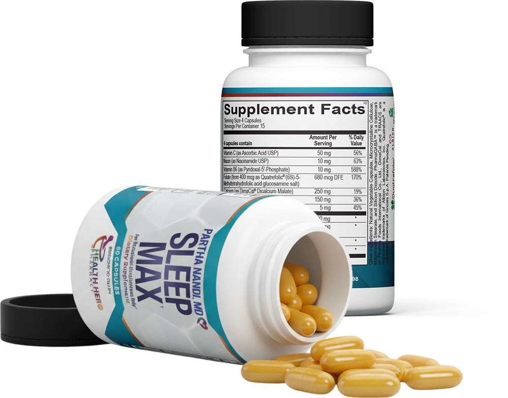 <h2>Naturally Restores Deep,<br/>Restorative Sleep—<strong>Without<br/>Melatonin or Dependency</strong></h2>