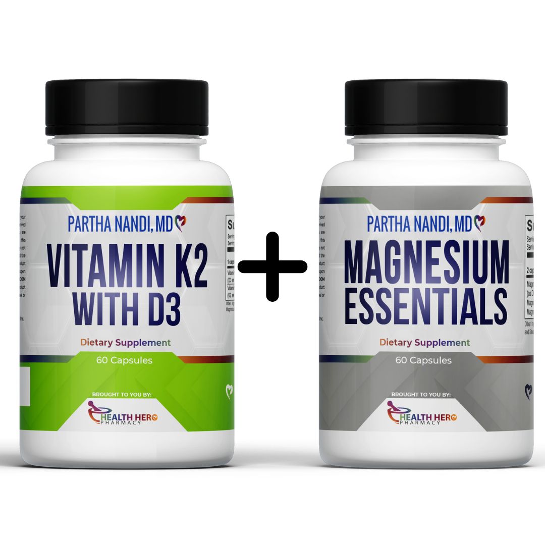 Vitamin K2 + D3 & Magnesium Bundle – Health Hero Shop
